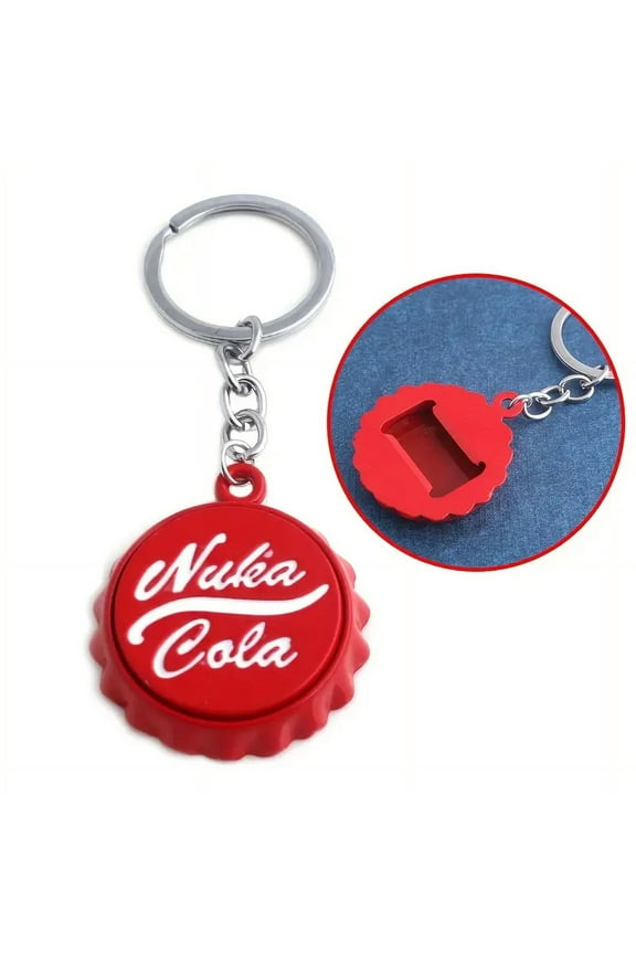Cola Nuka Bottle Cap Keychain Game Fans Gifts Bottle Opener Nuka Game Merchandise