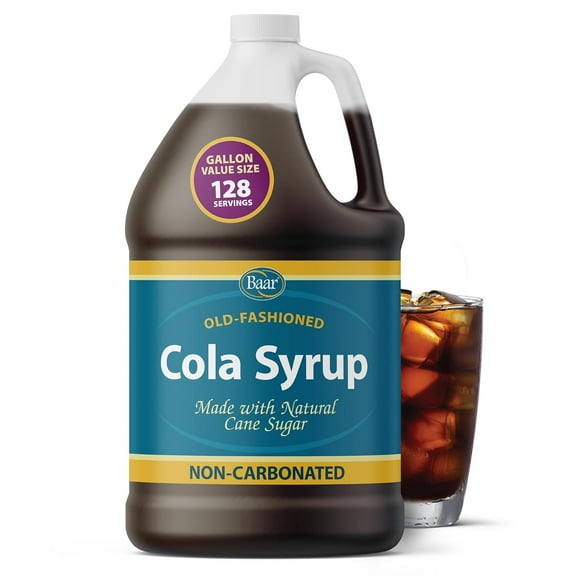 Cola Syrup with Pure Cane Sugar, Gallon