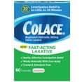 thumbnail image 1 of Colace Saline Laxative 60 Capsules Fast Acting Constipation Relief for Adults, Gentle Magnesium Hydroxide Formula, Non-Stimulant Laxative, Severe Constipation Relief, 1 of 9