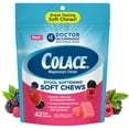 thumbnail image 1 of Colace Stool Softener Soft Chews, Gentle Constipation Relief, No.1 Doctor Recommended Stool Softener Brand, 42 Mixed Berry Chews, 1 of 6