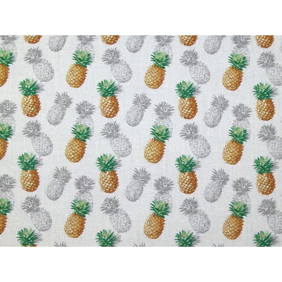 Stof France 100% Cotton Fabric, Multicolor Food Print for Quilting, Dressmaking & Bag Making, 63" Wide, By the Yard