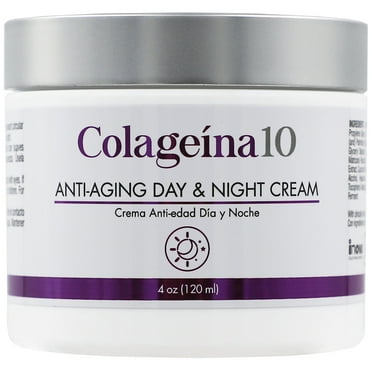 Colageina 10 Anti-Aging Day & Night Cream, Moisturizer for Normal Skin Type, 4 oz