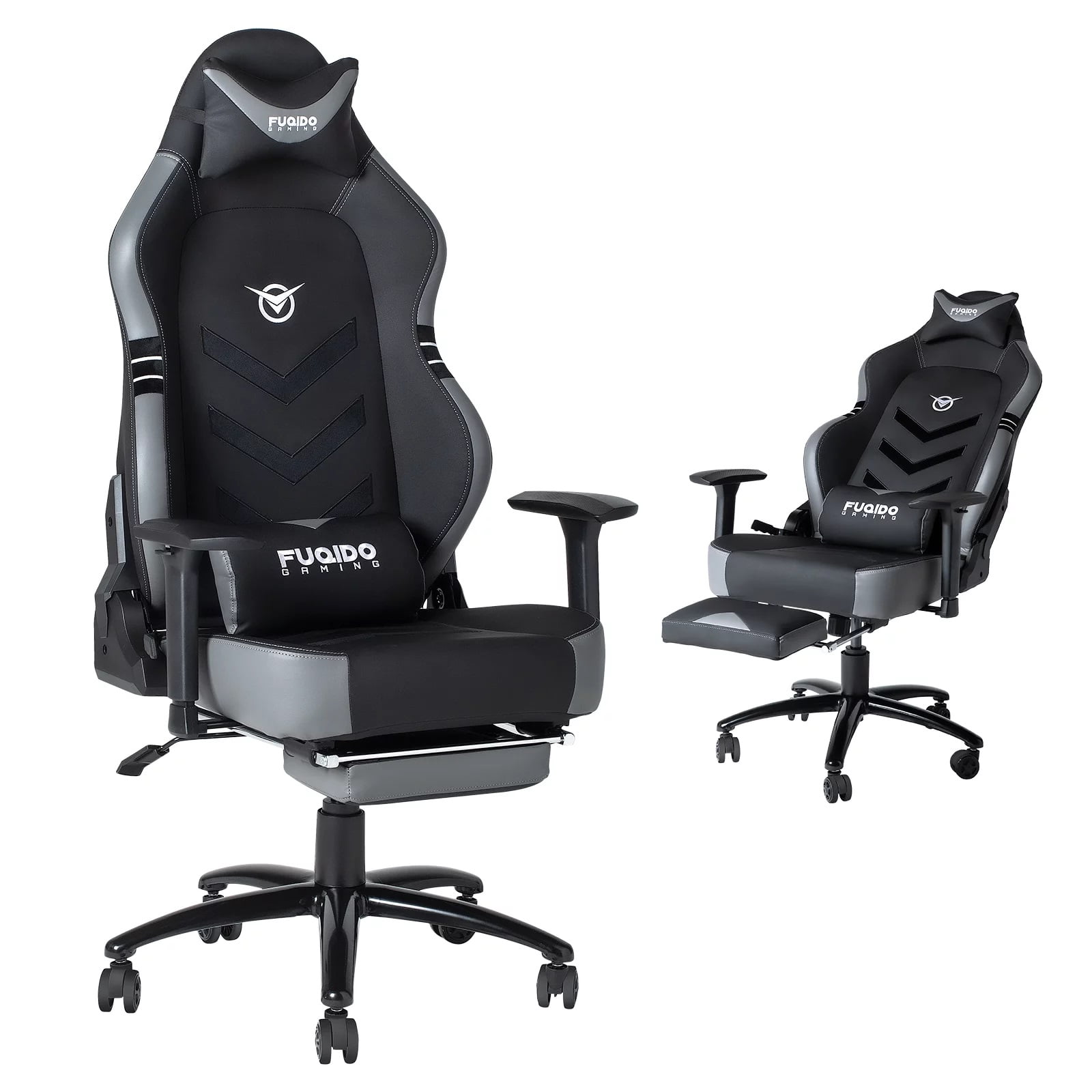 Colamy Ergonomic 3D Armrest Reclining Back Leather Gaming Chair with