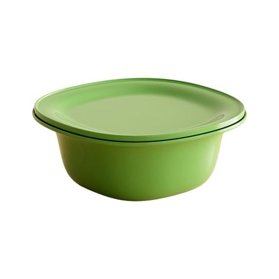 Colander Bowl with Lid,Detachable Lightweight Space Saving Fruit Vegetable Washing Strainer for Kitchen Food Prep Veggie Storage,Green
