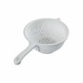 thumbnail image 1 of Colander with Handle for Washing Fruits and Vegetables Compact Kitchen Drain Strainer for Home Use and Easy To Store, 1 of 4