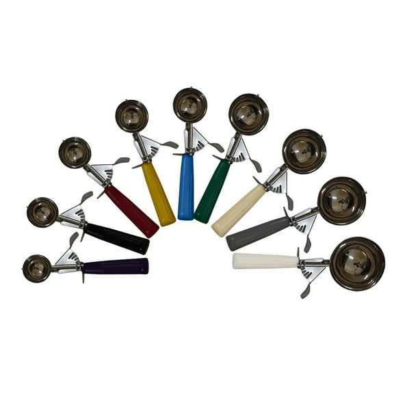 Colanlan 7.2cm Ice Cream Scoop, Ice Cream Scoops, Cake Trigger Cookie Scoop Stainless Steel Spoon Scoopers Thank