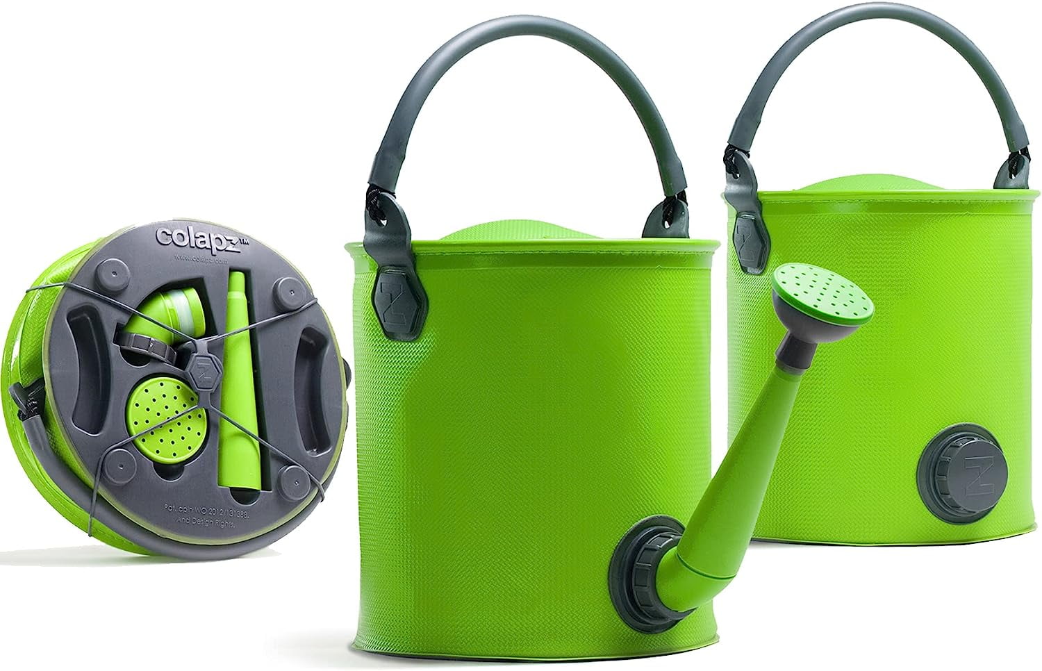 Colapz 1.5 Gallon Watering Can with Long Spout Convertible to 2 Gallon