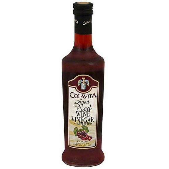 Colavita Aged Red Wine Vinegar, 17 oz (Pack of 12)