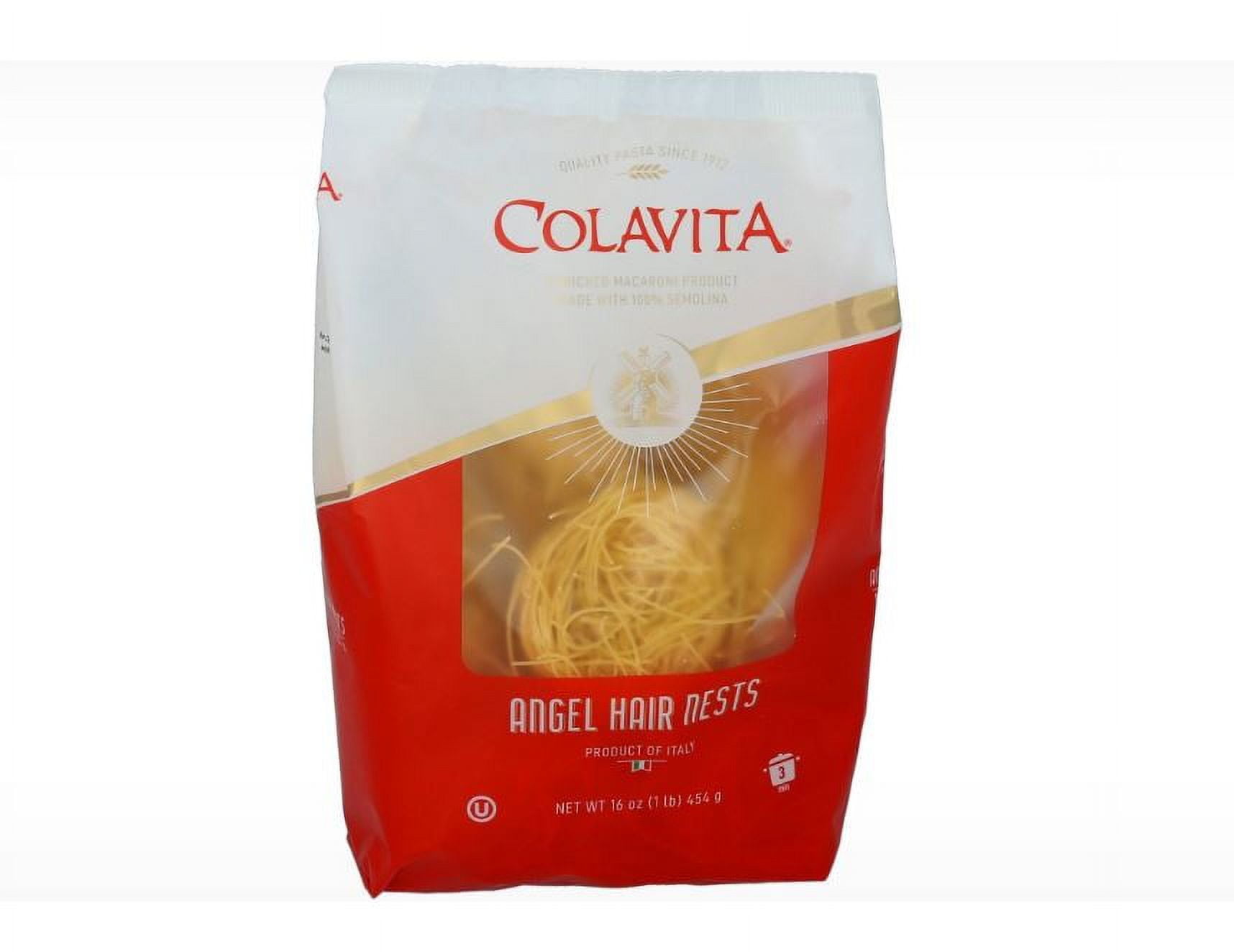 Colavita Capellini Nest Angel Hair Pasta, 16 Ounce Pack Of 5