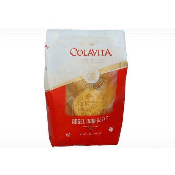 Colavita Capellini Nest Angel Hair Pasta, 16 Ounce - Pack Of 5
