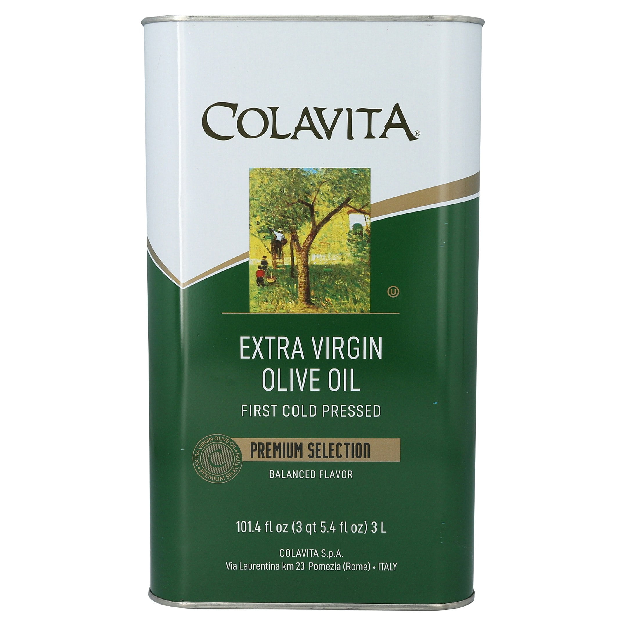 Colavita Extra Virgin Olive Oil 3 L Tin (Pack Of 4)