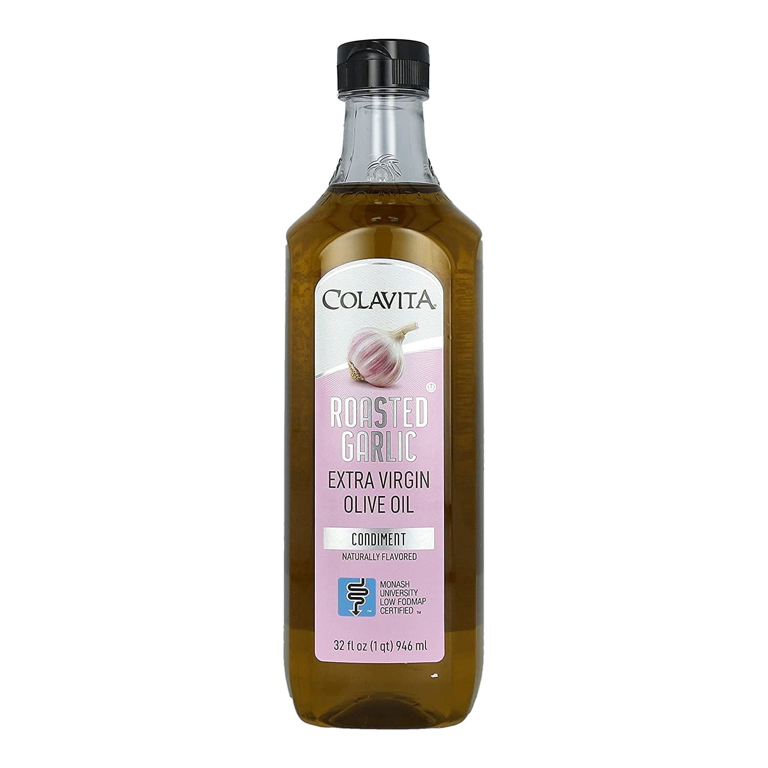 Colavita Extra Virgin Olive Oil Roasted Garlic - 32 fl oz Pack of 2