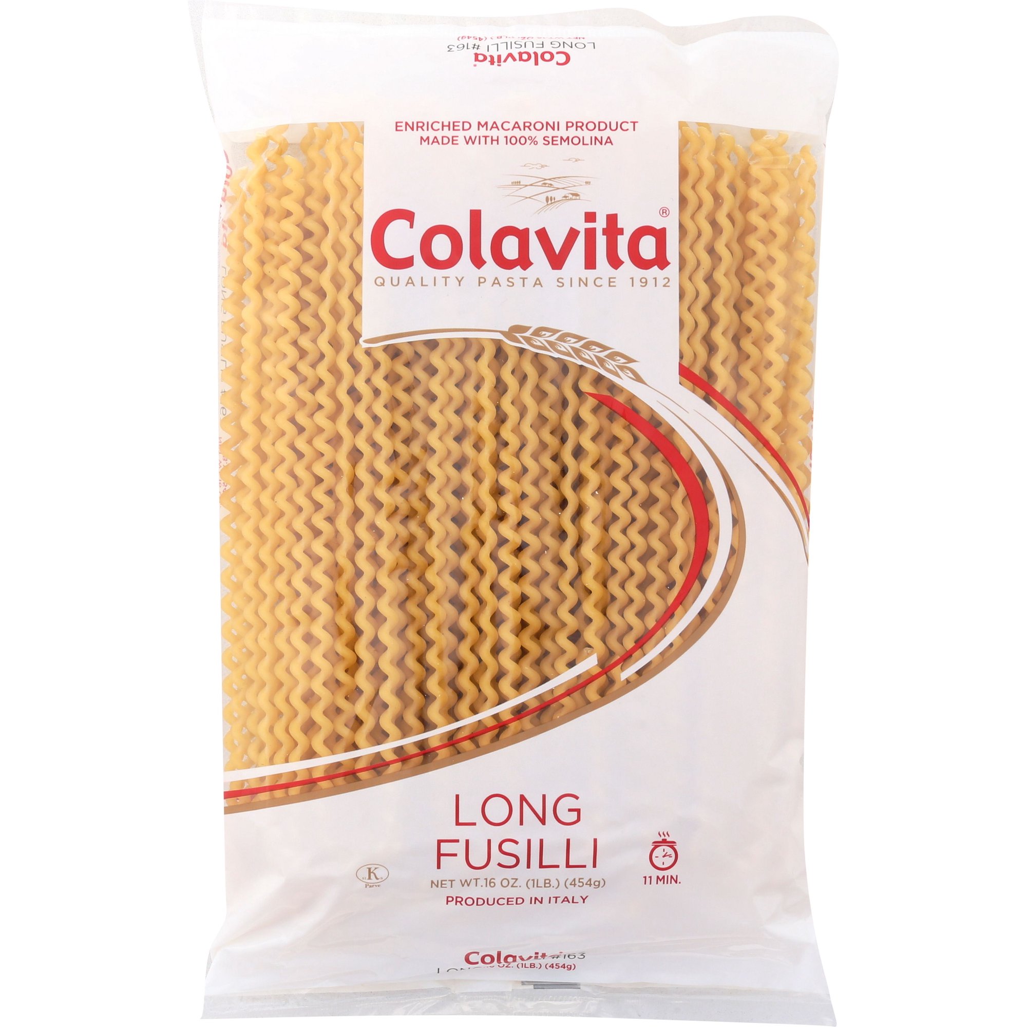 Colavita Fusilli Buco Pasta, 16 Ounce - Walmart.com