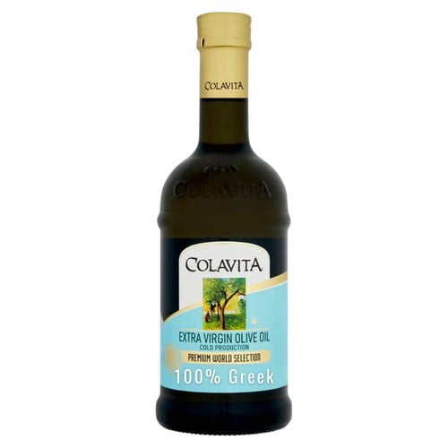 Colavita Greek Extra Virgin Olive Oil 750ml, British Import (Pack of 2)