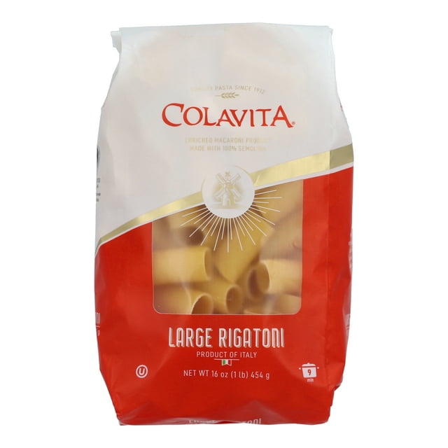 Colavita Large Rigatoni Pasta, 16 Ounce