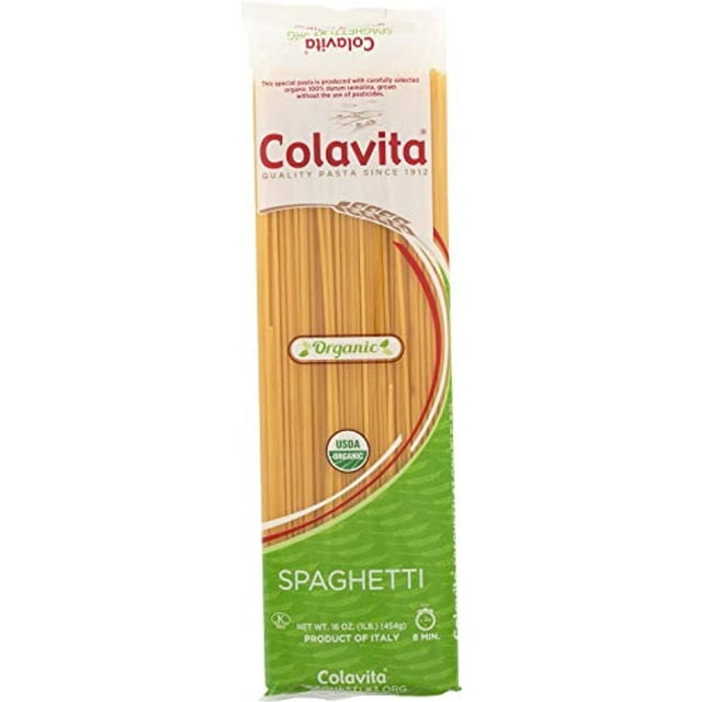 Colavita Organic Pasta, Spaghetti, 16 Oz (Pack Of 20)