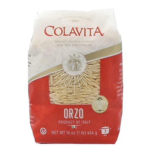 Colavita Pasta Orzo, 1 lb - Case of 20