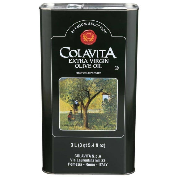 Colavita Premium Selection Extra Virgin Olive Oil, 3 Liter Tin -- 4 per Case.