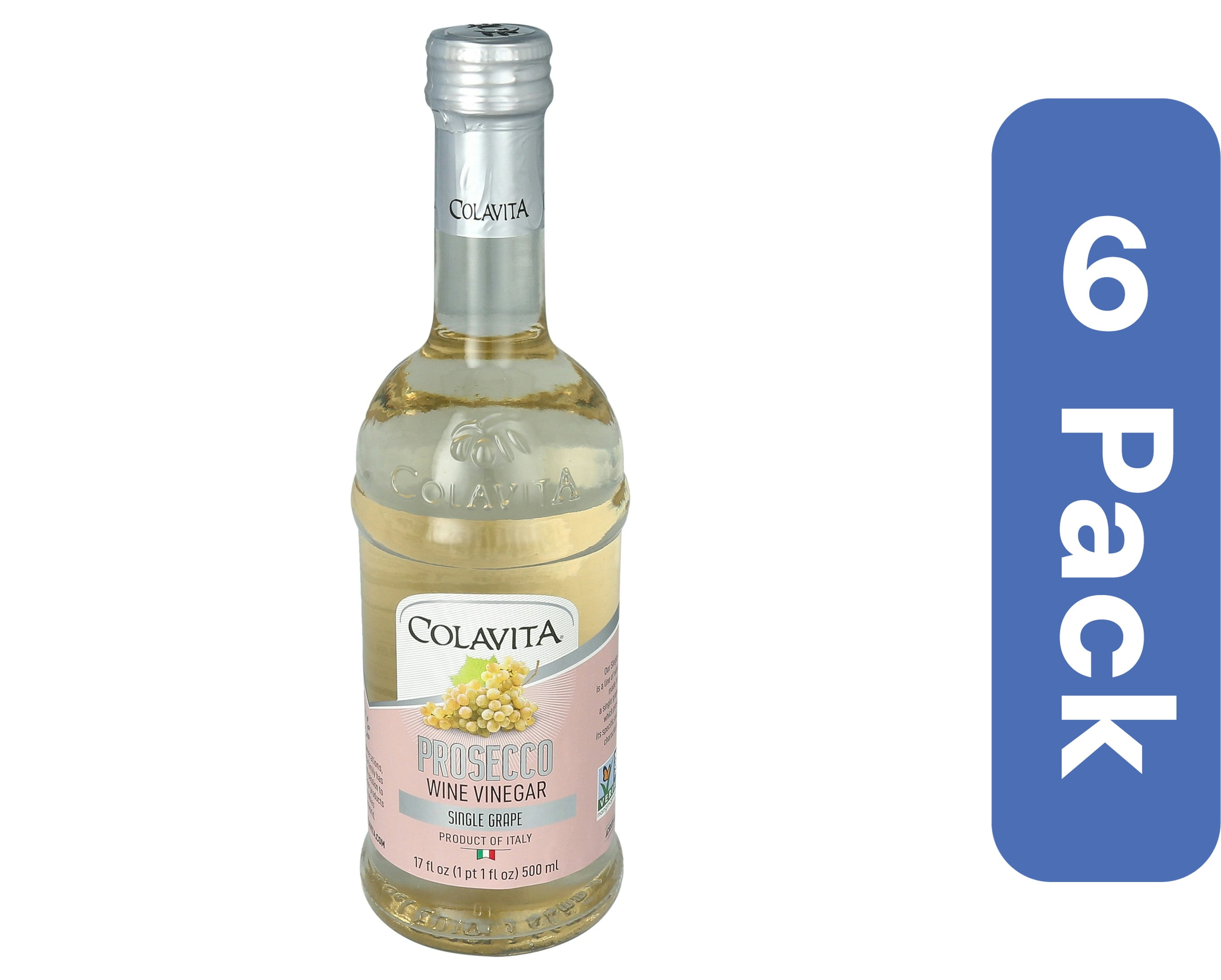 Colavita Prosecco White Wine Vinegar 17 oz (Pack Of 6)