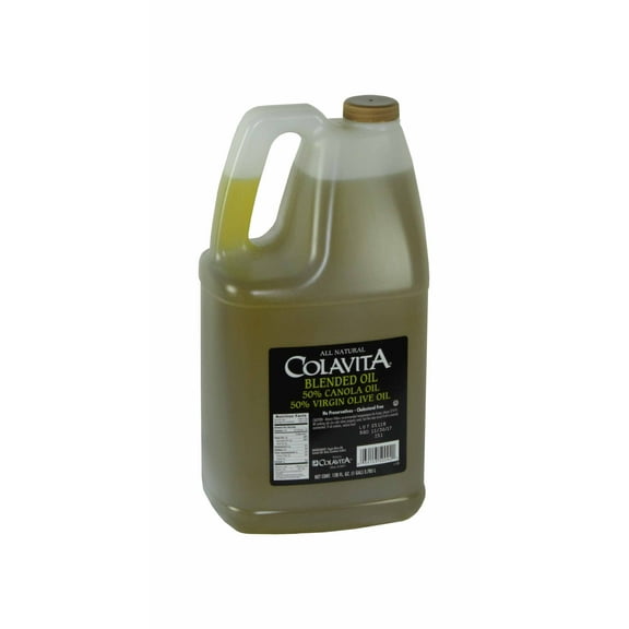 Colavita Virgin Olive/Canola 50/50 Oil Blend, 128 oz - Case of 6