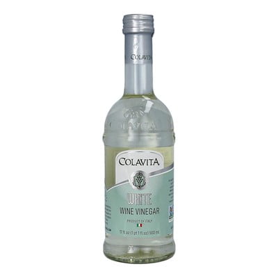 Colavita White Wine Vinegar Glass 17 oz (Pack of 12)