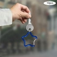thumbnail image 1 of Colaxi 10Pcs Five Pointed Star Shaped Carabiner Heavy Duty Hanging Buckle Key Chain Clip for Outdoor Water Bottles Home Hiking Fishing, 1 of 10