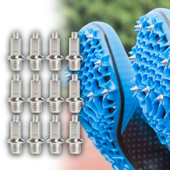 Colaxi 12 Pieces Jumping Spikes Long Jump Spikes Nails Replacement Metal Studs Steel Spikes for Shoes for Outdoor Standing Long Jump