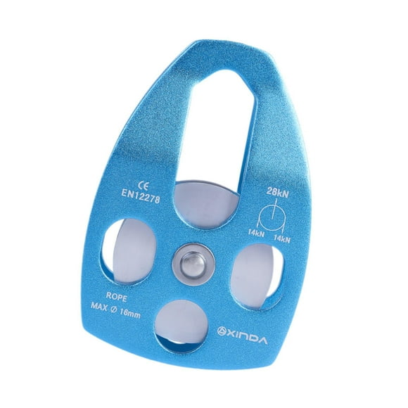 Colaxi 28kN Climbing Pulley, Towing Pulley, Heavy Duty Hitch Pulley, Pulley Wheel for Towing, Lifting, Rappelling, Hitch Tending
