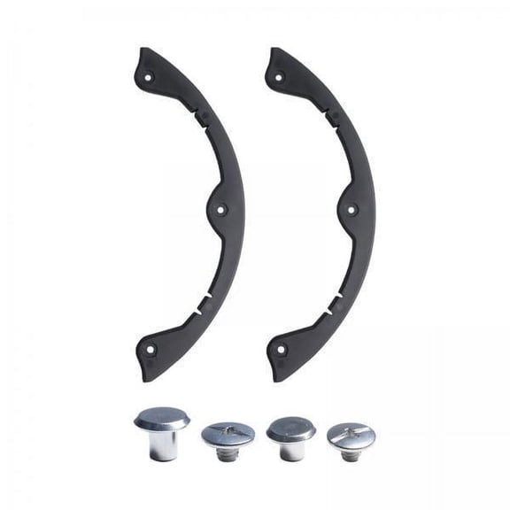 Colaxi 2x 2 Pieces Snowboard Protective Strips, Anti-collision Longboard Deck Cover Strips, Edge Cover for Mini