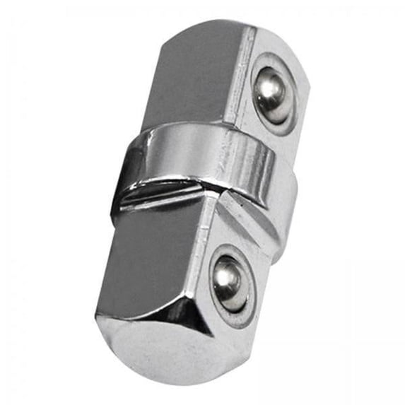 Colaxi 2x3/8" Sleeve Adapter, Wear Resistant Steel Sleeve Reducer Adapter Hexagonal Connector , sliver, 2 Pcs