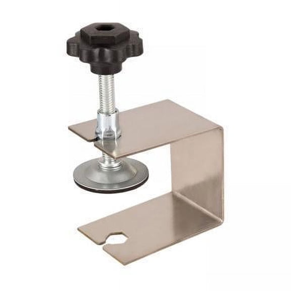 Colaxi 2xDrawer Front Installation Clamps Stainless Steel Universal Accessory with Adjusting Screw , A, 2 Pcs