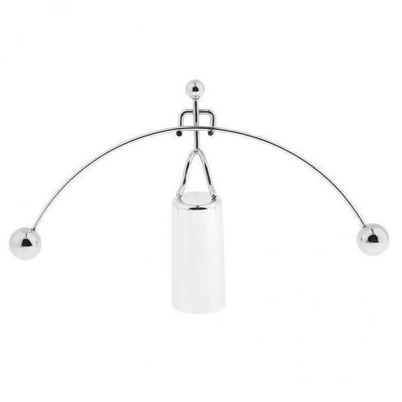 Colaxi 2xFeet Weightlifter Perpetual Motion Balance Toy Metal Figurine Desk Toy , , 4 Pcs