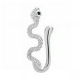 thumbnail image 1 of Colaxi 2xSnake Shaped Nose Nose Clip, , Fake Piercing Lightweight Clamp, Copper Charm for Women Men Girl Gift Solid Body Jewelry , , 4 Pcs, 1 of 10