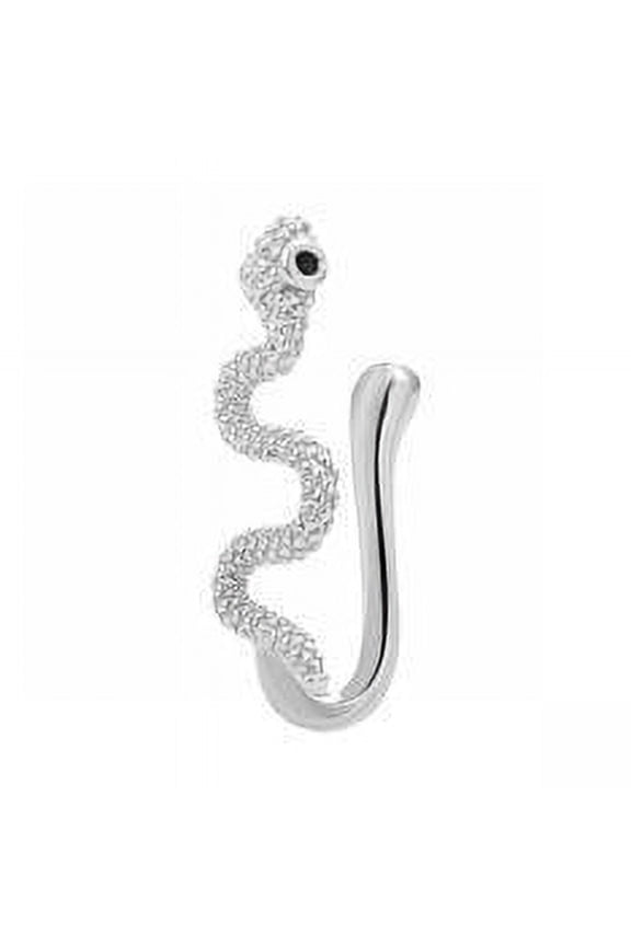 2xSnake Shaped Nose Nose Clip, , Fake Piercing Lightweight Clamp, Copper Charm for Women Men Girl Gift Solid Body Jewelry , , 4 Pcs