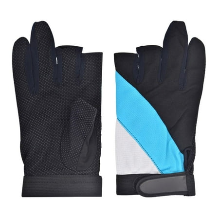 Colaxi 3 Cut Fingers Gloves Adult Finger Protector Gloves for Outdoor Sports Hiking