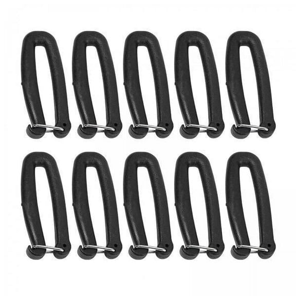 Colaxi 3X 10x Webbing Strap Hook Heavy Duty Webbing Buckle for Hiking Backpack Outdoor