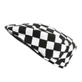 thumbnail image 1 of Colaxi 3xChef Hat Catering Baker Cook Duckbill Golf Cap White Grid 3 Pcs, 1 of 6