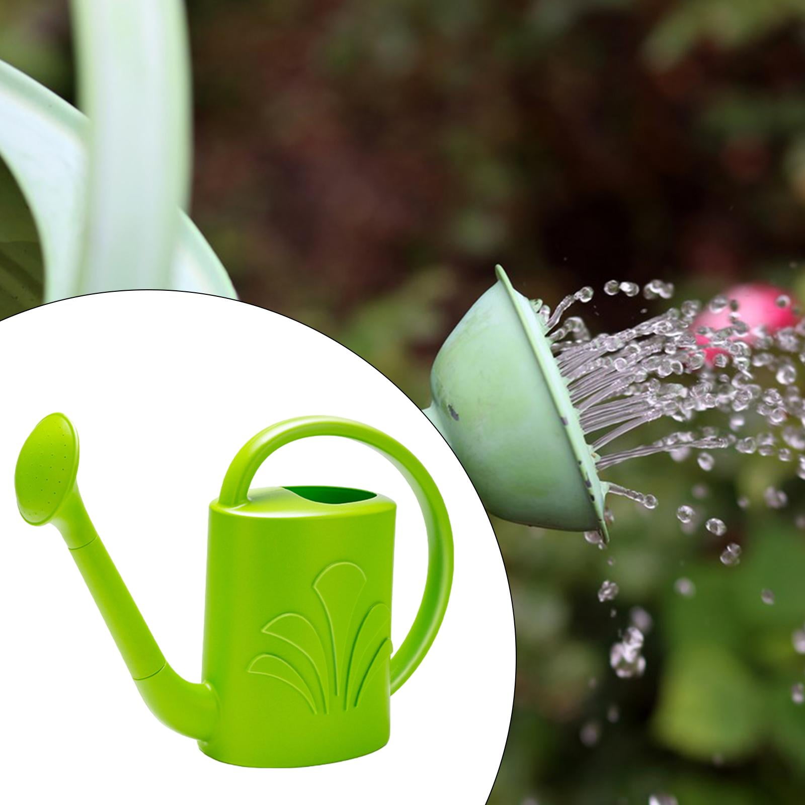 Colaxi 4L Garden Watering Can Watering Pot Backyard Home Yard Removable Nozzle Gardening Water Can for Flower Bed Planting Flowerpot Green