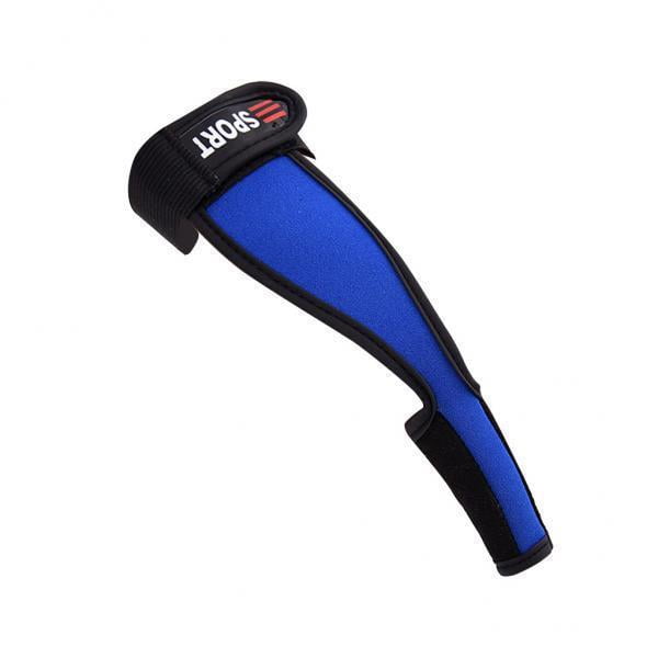 Colaxi 4xAdjustable NonSlip Single Fishing Casting Glove Blue