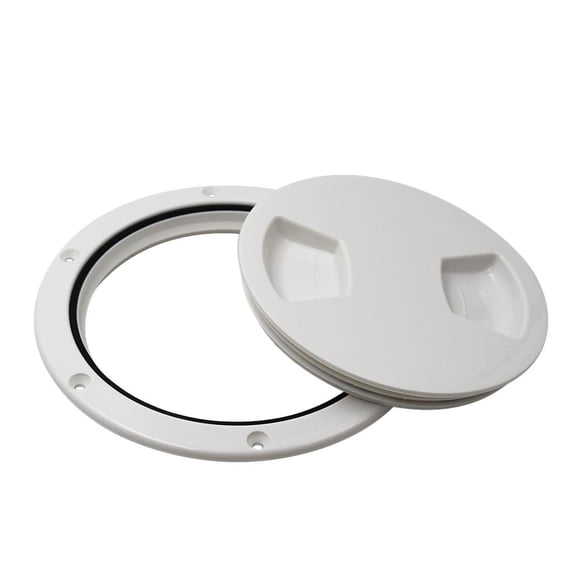 Colaxi 5 Inch Boat Deck Plate / Marine Access Boat, Non-Slip White