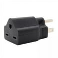 thumbnail image 1 of Colaxi 5xPortable 110-120V to 220-240V Plug Adapter Black 5-15P To 6-15R 5 Pcs, 1 of 5