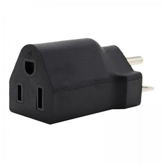 Colaxi 5xPortable 110-120V to 220-240V Plug Adapter Black 6-15R To 5-15R 5 Pcs