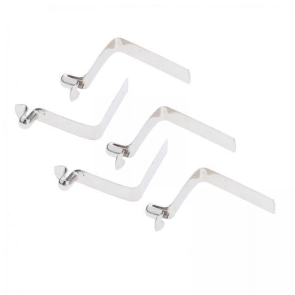 Colaxi 6x5x Tent Pole Spring Snap Clip Single Pin Chair Tube Clips 5MM 6 Pcs