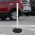 thumbnail image 1 of Colaxi 85cm Traffic Cone Barrier Warning Pile Water Fillable Caution Barrier Post Parking Cones Garage Caution Sign for Parking Lot , White, 1 of 10