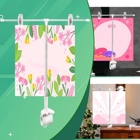 Colaxi Advertising Paper Display Stand Advertising Display Lightweight Practical Adjustable Poster Stand for Restaurants Desktop