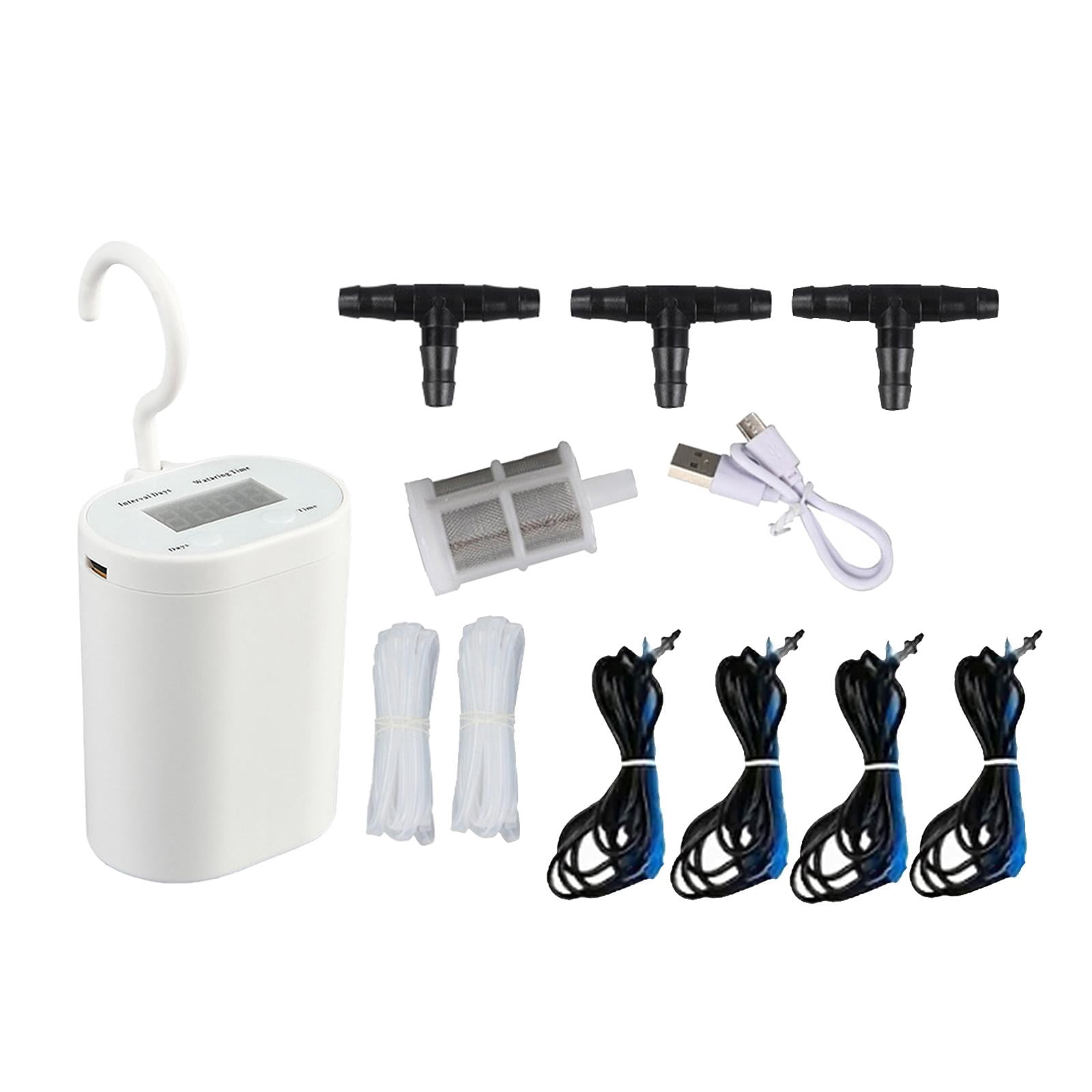 Colaxi Automatic Watering System Gardening Irrigation System Sprinkler Timer Plant Water Indoor Drip Irrigation Kit for Grass Garden dripping 16 pots