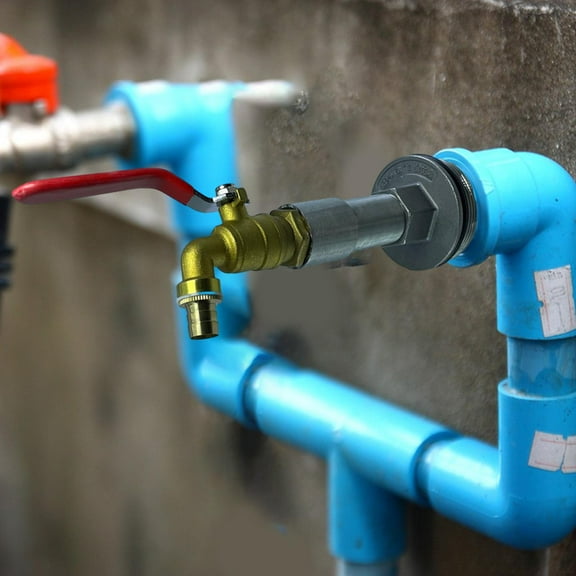 Colaxi Barrel Spigot,Drum Faucet for 55 Gallon Drum,No Leaking Barrel Faucet 2" Thread for Other Liquids Container Gasoline Oil Drum Length 16.5cm