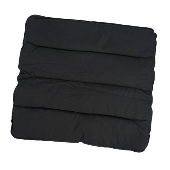 Colaxi Beach Chair Cushion Back Support Cushion Practical Beach Lounger Cushion Folding Seat Cushion for Park Hiking Sporting Events Black 103cmx91cm