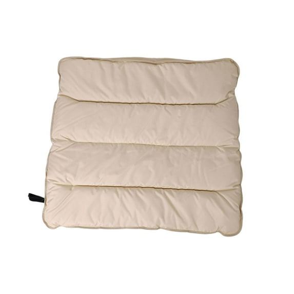 Colaxi Beach Chair Cushion Back Support Cushion Practical Beach Lounger Cushion Folding Seat Cushion for Park Hiking Sporting Events Khaki 103cmx91cm