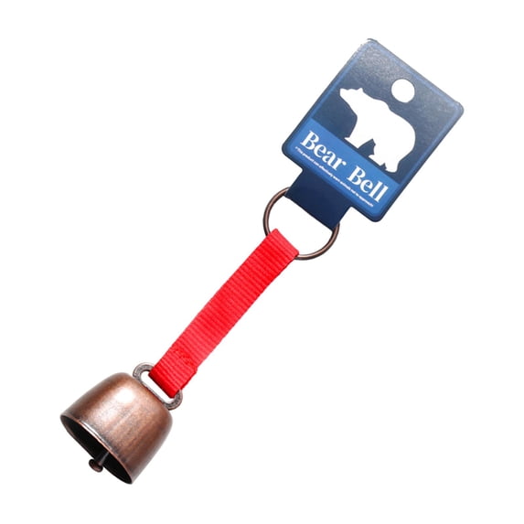 Colaxi Bear Bell, Anti Lost Pet Bell, Hanging Dog Bell with Keyring, Cow Bell, Noise Maker for Outdoor Climbing Fishing Travel Hiker Red and Red Bronze
